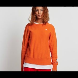 Champion fleece crew neck sweatshirt